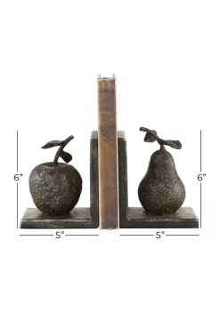 Discount 👍 Rustic Metal Bookends - Set of 2 by Monroe Lane ❤️ -Monroe Lane Sales Belk 29585