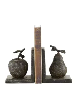 Discount 👍 Rustic Metal Bookends - Set of 2 by Monroe Lane ❤️ -Monroe Lane Sales Belk 29587