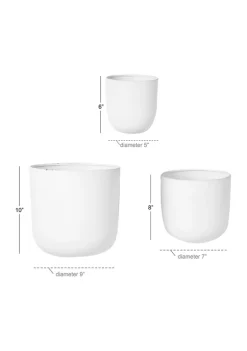 Best deal ๐งจ Contemporary Metal Planter - Set of 3 by Monroe Lane ๐ฏ 8 Best deal ๐งจ Contemporary Metal Planter - Set of 3 by Monroe Lane ๐ฏ -Monroe Lane Sales Belk 29589