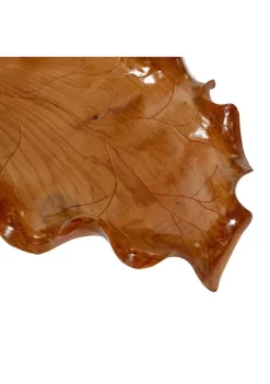 Promo 🥰 Rustic Teak Wood Tray by Monroe Lane 😉 -Monroe Lane Sales Belk 2961