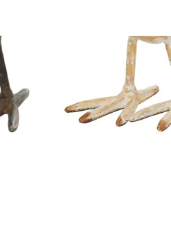 Coupon 😉 Farmhouse Metal Sculpture - Set of 2 by Monroe Lane 🔥 -Monroe Lane Sales Belk 29622