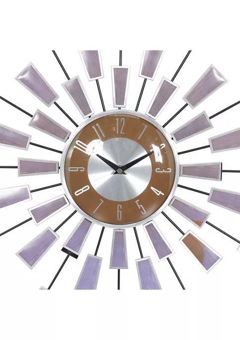 Discount ✔️ Modern Metal Wall Clock by Monroe Lane ❤️ 4 Discount ✔️ Modern Metal Wall Clock by Monroe Lane ❤️ - Image 4