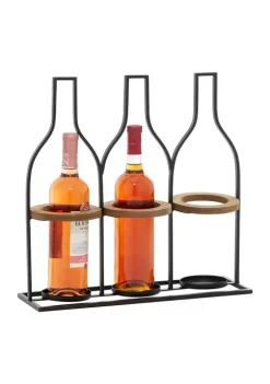 Cheap 🥰 Farmhouse Metal Wine Holder by Monroe Lane ⭐ -Monroe Lane Sales Belk 29685