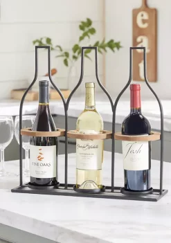 Cheap 🥰 Farmhouse Metal Wine Holder by Monroe Lane ⭐ -Monroe Lane Sales Belk 29688