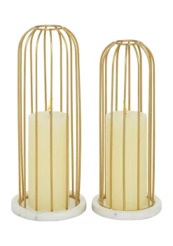 Promo ๐งจ Contemporary Marble Candle Holder - Set of 2 by Monroe Lane โ 13 Promo ๐งจ Contemporary Marble Candle Holder - Set of 2 by Monroe Lane โ -Monroe Lane Sales Belk 29695