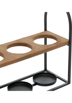 Best deal 😉 Black Metal Farmhouse Wine Holder by Monroe Lane 🎁 -Monroe Lane Sales Belk 29719