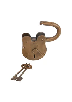 Best reviews of ⭐ Vintage Metal Lock And Key by Monroe Lane ✨ -Monroe Lane Sales Belk 29733