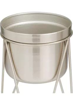 Wholesale 👍 Modern Metal Planter - Set of 2 by Monroe Lane 🔔 -Monroe Lane Sales Belk 29744