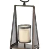 New 🎉 Metal Industrial Candle Holder by Monroe Lane ❤️