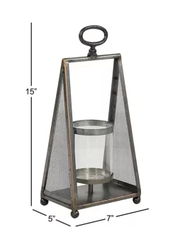 New 🎉 Metal Industrial Candle Holder by Monroe Lane ❤️ -Monroe Lane Sales Belk 29751