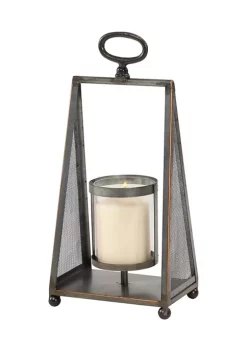 New 🎉 Metal Industrial Candle Holder by Monroe Lane ❤️ -Monroe Lane Sales Belk 29752