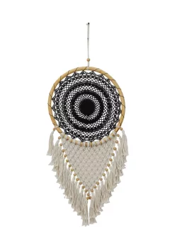 Discount 🎁 Bohemian Cotton Dreamcatcher Wall Decor by Monroe Lane ✔️ -Monroe Lane Sales Belk 29767