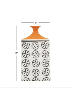 Promo 😀 Transitional Ceramic Vase by Monroe Lane 🔔 -Monroe Lane Sales Belk 29789