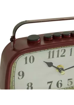 Discount ✔️ Country Cottage Metal Clock - Set of 2 by Monroe Lane 🔥 -Monroe Lane Sales Belk 29794