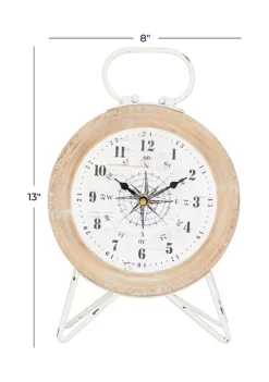 Best Pirce 🎁 Eclectic Metal Clock by Monroe Lane 👏 -Monroe Lane Sales Belk 29810
