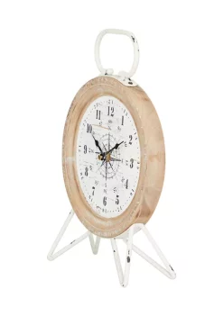 Best Pirce 🎁 Eclectic Metal Clock by Monroe Lane 👏 -Monroe Lane Sales Belk 29811