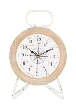 Best Pirce 🎁 Eclectic Metal Clock by Monroe Lane 👏 -Monroe Lane Sales Belk 29812