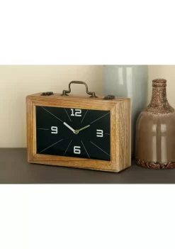 Deals 🥰 Farmhouse Wood Clock by Monroe Lane 🧨 -Monroe Lane Sales Belk 29844