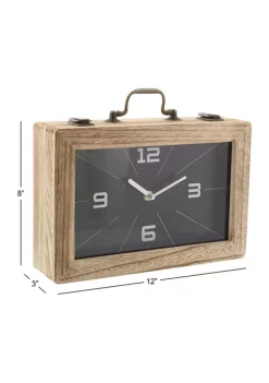 Deals 🥰 Farmhouse Wood Clock by Monroe Lane 🧨 -Monroe Lane Sales Belk 29846