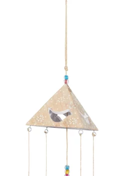 New 🎉 Eclectic Mango Wood Windchime by Monroe Lane 😍 -Monroe Lane Sales Belk 29858