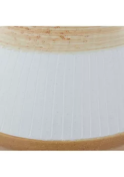 Best Sale 😉 Coastal Ceramic Vase by Monroe Lane 🧨 -Monroe Lane Sales Belk 29882