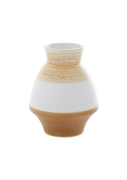 Best Sale 😉 Coastal Ceramic Vase by Monroe Lane 🧨 -Monroe Lane Sales Belk 29885