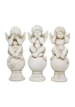Cheap ✨ French Country Magnesium Oxide Garden Sculpture - Set of 3 by Monroe Lane 🤩