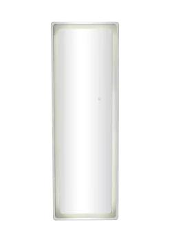 Deals 🧨 Modern Glass LED Mirror by Monroe Lane 💯 -Monroe Lane Sales Belk 29969