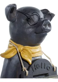 Outlet 🧨 Polystone Farmhouse Pig Sculpture by Monroe Lane 😍 -Monroe Lane Sales Belk 30011