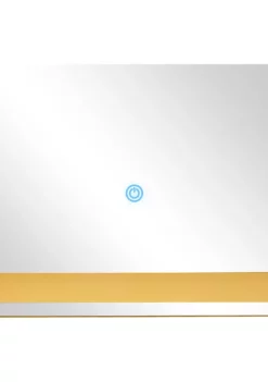 Best reviews of 😉 Modern Glass LED Mirror by Monroe Lane ✨ -Monroe Lane Sales Belk 30021