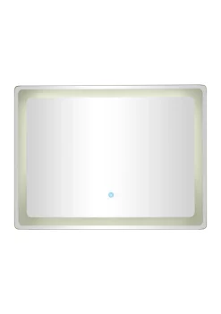 Best reviews of 😉 Modern Glass LED Mirror by Monroe Lane ✨ -Monroe Lane Sales Belk 30024