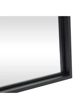 Budget 🥰 Modern Metal Wall Mirror by Monroe Lane 🥰 -Monroe Lane Sales Belk 30039