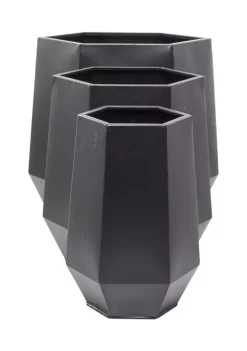 Wholesale 😉 Modern Metal Planter - Set of 3 by Monroe Lane 😍 -Monroe Lane Sales Belk 30071