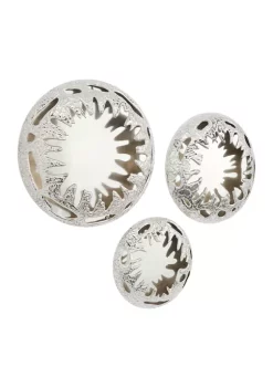 Brand new ⭐ Contemporary Aluminum Wall Decor - Set of 3 by Monroe Lane 🤩 -Monroe Lane Sales Belk 30089