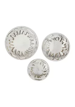 Brand new ⭐ Contemporary Aluminum Wall Decor - Set of 3 by Monroe Lane 🤩 -Monroe Lane Sales Belk 30090