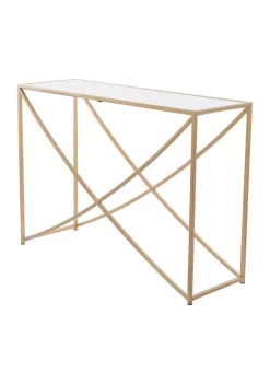 Cheapest ⌛ Contemporary Metal Console Table by Monroe Lane ⌛ -Monroe Lane Sales Belk 30100
