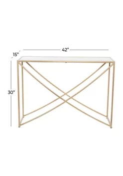Cheapest ⌛ Contemporary Metal Console Table by Monroe Lane ⌛ -Monroe Lane Sales Belk 30101