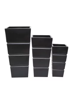 Buy 🧨 Modern Metal Planter - Set of 3 by Monroe Lane 😀