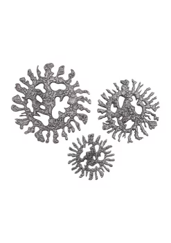 Cheapest 😀 Modern Aluminum Wall Decor - Set of 3 by Monroe Lane 👍 -Monroe Lane Sales Belk 30117