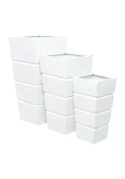 Discount 🔔 Modern Metal Planter - Set of 3 by Monroe Lane 🔥 -Monroe Lane Sales Belk 30147