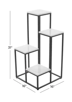 Flash Sale 😍 Modern Marble Plantstand by Monroe Lane ⭐ -Monroe Lane Sales Belk 30157