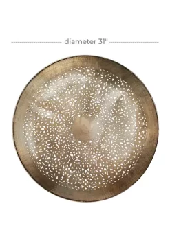 Promo 😉 Eclectic Metal Wall Decor by Monroe Lane 🎁 -Monroe Lane Sales Belk 30218