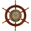 Budget 😉 Nautical Wood Wall Clock by Monroe Lane 🧨