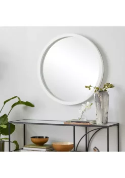 Coupon 🤩 Contemporary Wood Wall Mirror by Monroe Lane 🧨 -Monroe Lane Sales Belk 30249