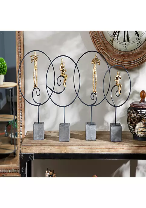 Cheapest π₯° Set of 4 Resin Modern People Sculptures by Monroe Lane π― 2 Cheapest π₯° Set of 4 Resin Modern People Sculptures by Monroe Lane π― - Image 2