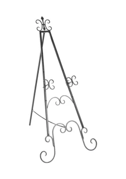 Best Sale 𧨠Traditional Metal Easel by Monroe Lane π