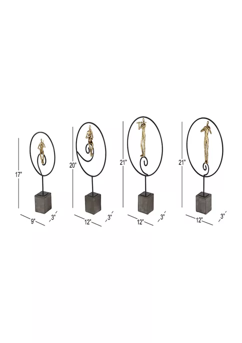 Cheapest π₯° Set of 4 Resin Modern People Sculptures by Monroe Lane π― 7 Cheapest π₯° Set of 4 Resin Modern People Sculptures by Monroe Lane π― - Image 7