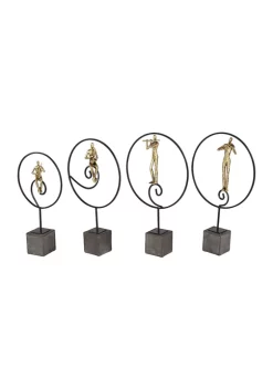 Cheapest π₯° Set of 4 Resin Modern People Sculptures by Monroe Lane π― 15 Cheapest π₯° Set of 4 Resin Modern People Sculptures by Monroe Lane π― -Monroe Lane Sales Belk 30274
