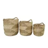 Brand new ✔️ Bohemian Seagrass Storage Basket - Set of 3 by Monroe Lane 😀