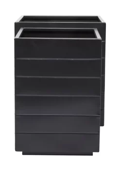 Outlet 👍 Modern Metal Planter - Set of 2 by Monroe Lane 🔔 9 Outlet 👍 Modern Metal Planter - Set of 2 by Monroe Lane 🔔 -Monroe Lane Sales Belk 30296